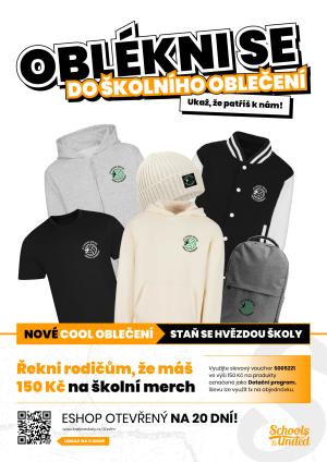 Školní kolekce oblečení a doplňků s novým logem 1